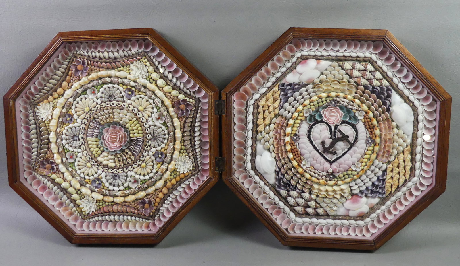 CASED DOUBLE SEASHELL VALENTINE (1 of 4)