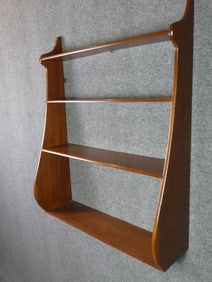 MAHOGANY WHALE TAIL SHELF