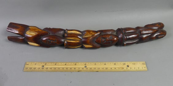 POLYNESIAN FIGURAL TUSK