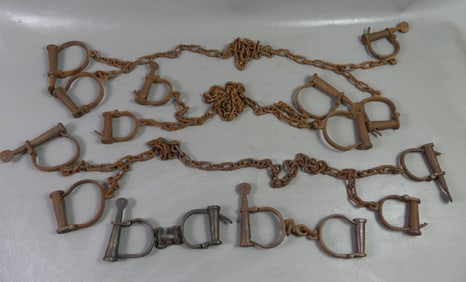 IRON LEG & WRIST SHACKLES