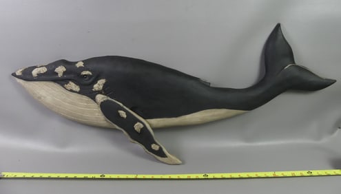 BECKENHAUPT  HUMPBACK WHALE PLAQUE