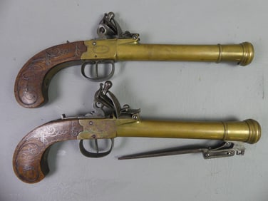 PR. ENGLISH FLINTLOCK PISTOLS - RICHARD
