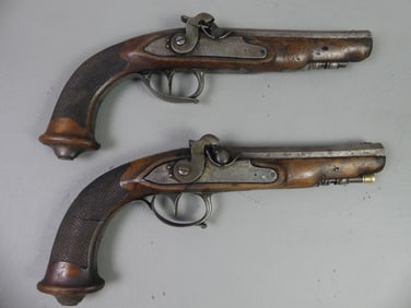 PAIR PERCUSSION DUELING PISTOLS