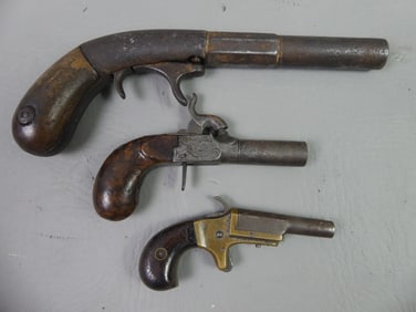 3 ANTIQUE PISTOLS