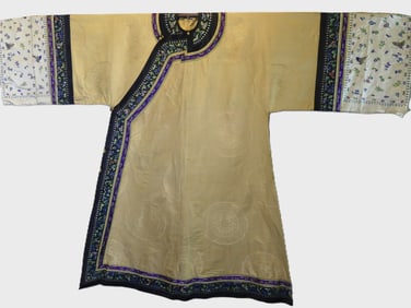 IMPERIAL CHINESE SILK ROBE CA 1800