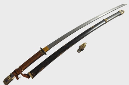 ANTIQUE JAPANESE KATANA SWORD - SIGNED