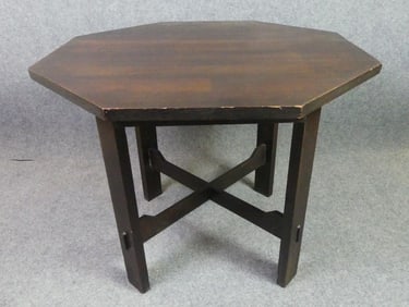 OCTAGONAL ARTS & CRAFTS TABLE