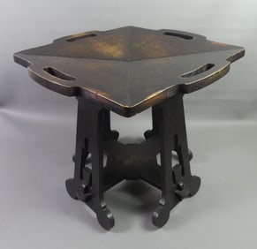 ROHLF STYLE OAK TABORET TABLE