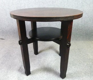 ROUND 4 FT ARTS & CRAFTS TABLE