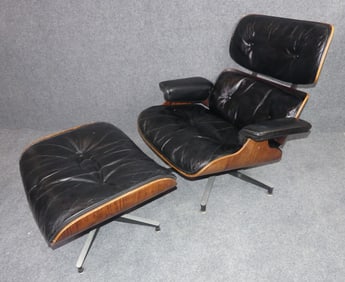 EAMES FOR H. MILLER LOUNGE CHAIR & OTTTOMAN