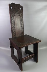 ARTS & CRAFTS CHAIR - DRAGONS