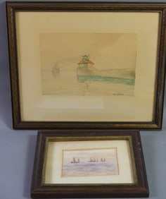MATTSON & ANSON PAINTINGS - BOATS