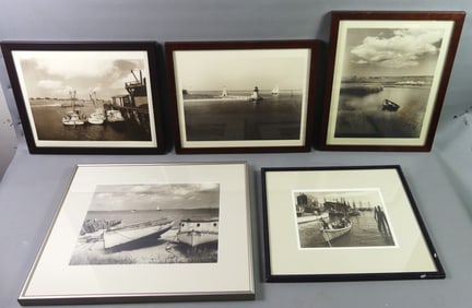 5 FRAMED NANTUCKET PHOTOS