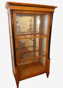 ANTIQUE BIEDERMEIER DISPLAY CABINET