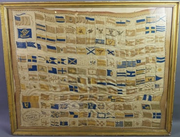 FRAMED FABRIC MARITIME FLAGS
