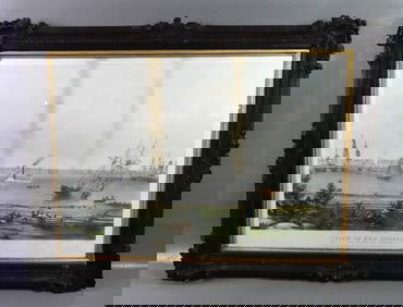 1845 CONANT PRINT - VIEW OF NEW BEDFORD