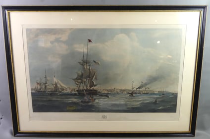 1841 HAGUE PRINT - PORT OF LIVERPOOL