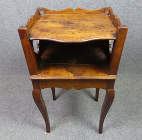 ANTIQUE FRENCH WALNUT STAND