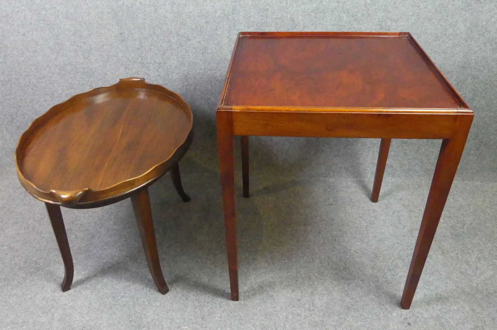 2 CUSTOM MAHOGANY TABLES (1 of 1)
