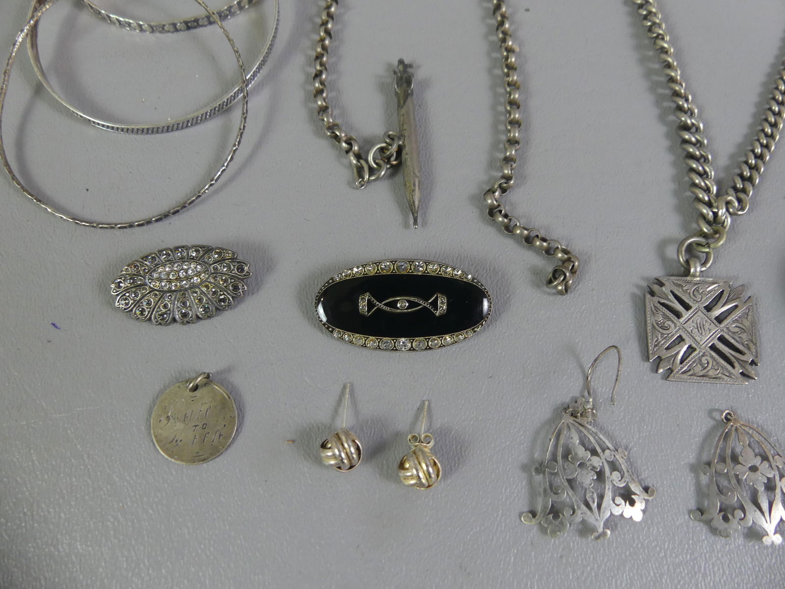 12 PIECES STERLING SILVER TABLEWARE - 2