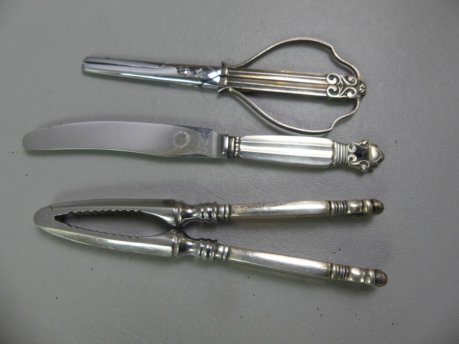 GEORG JENSEN ACORN STERLING FLATWARE - 2