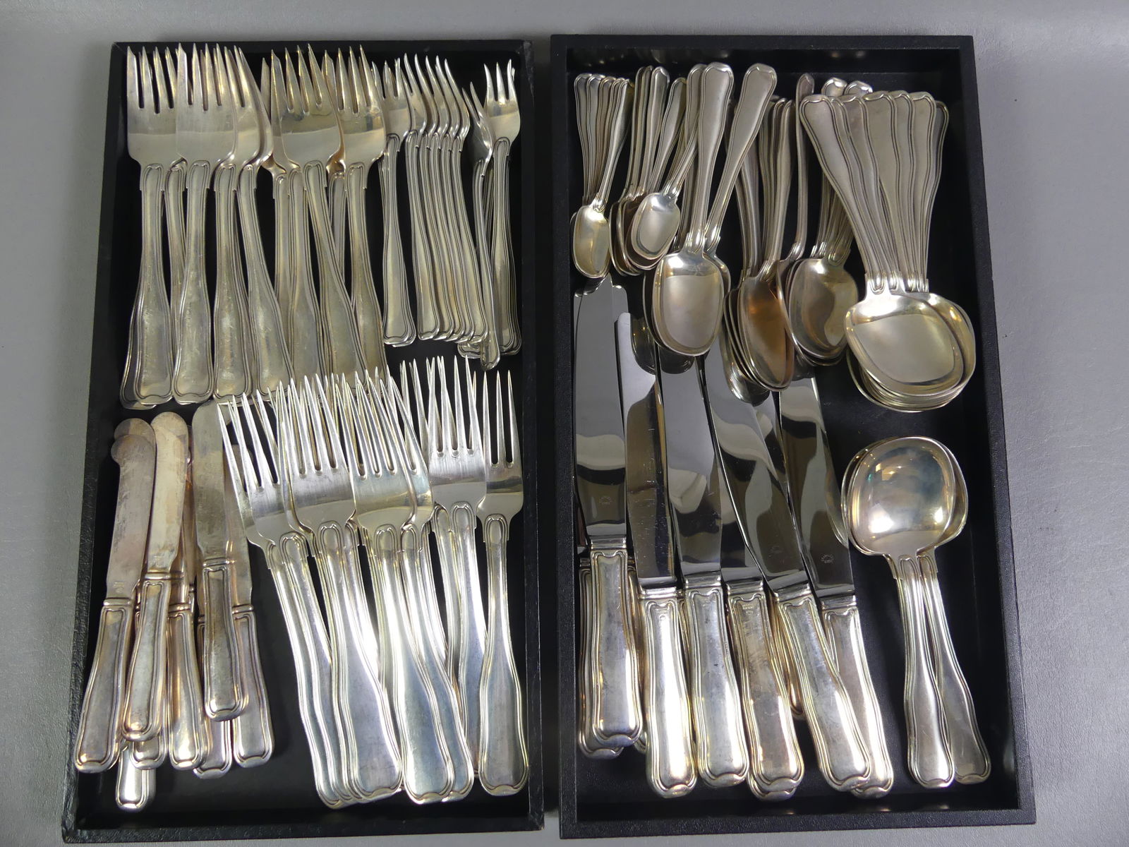 GEORG JENSEN STERLING FLATWARE SET (1 of 3)
