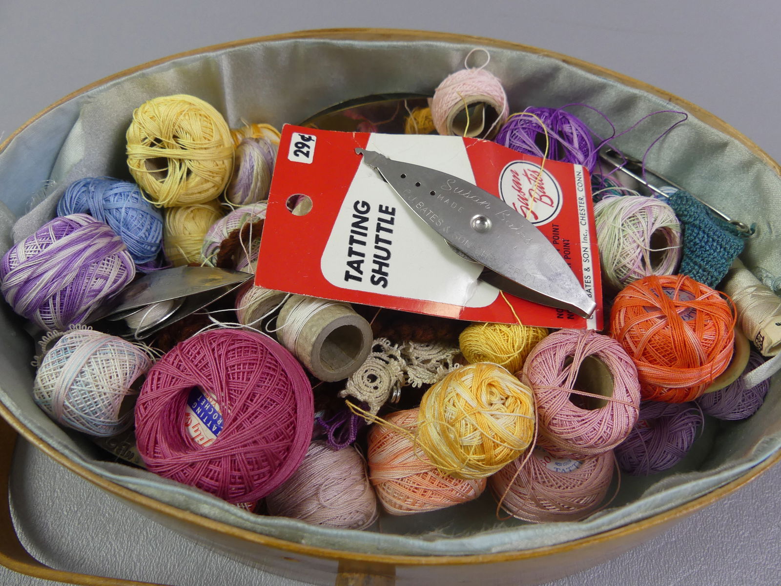 2 SHAKER SEWING BASKETS - 4