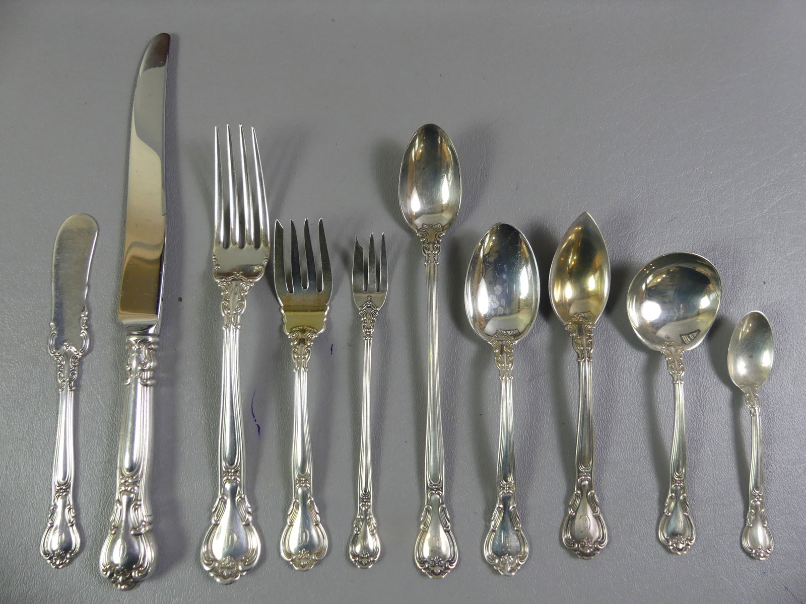 GORHAM CHANTILLY STERLING FLATWARE SET - 2