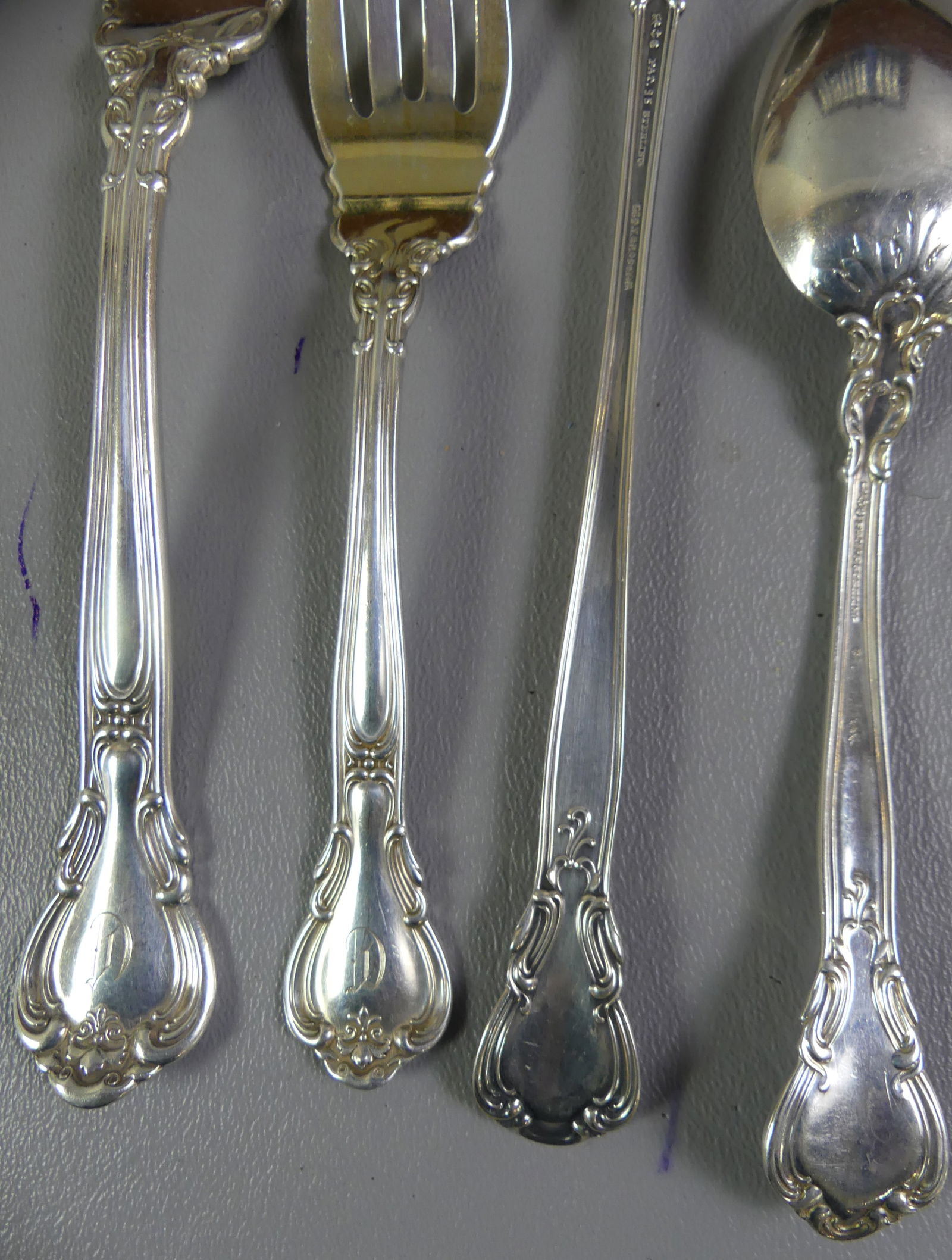 GORHAM CHANTILLY STERLING FLATWARE SET - 3