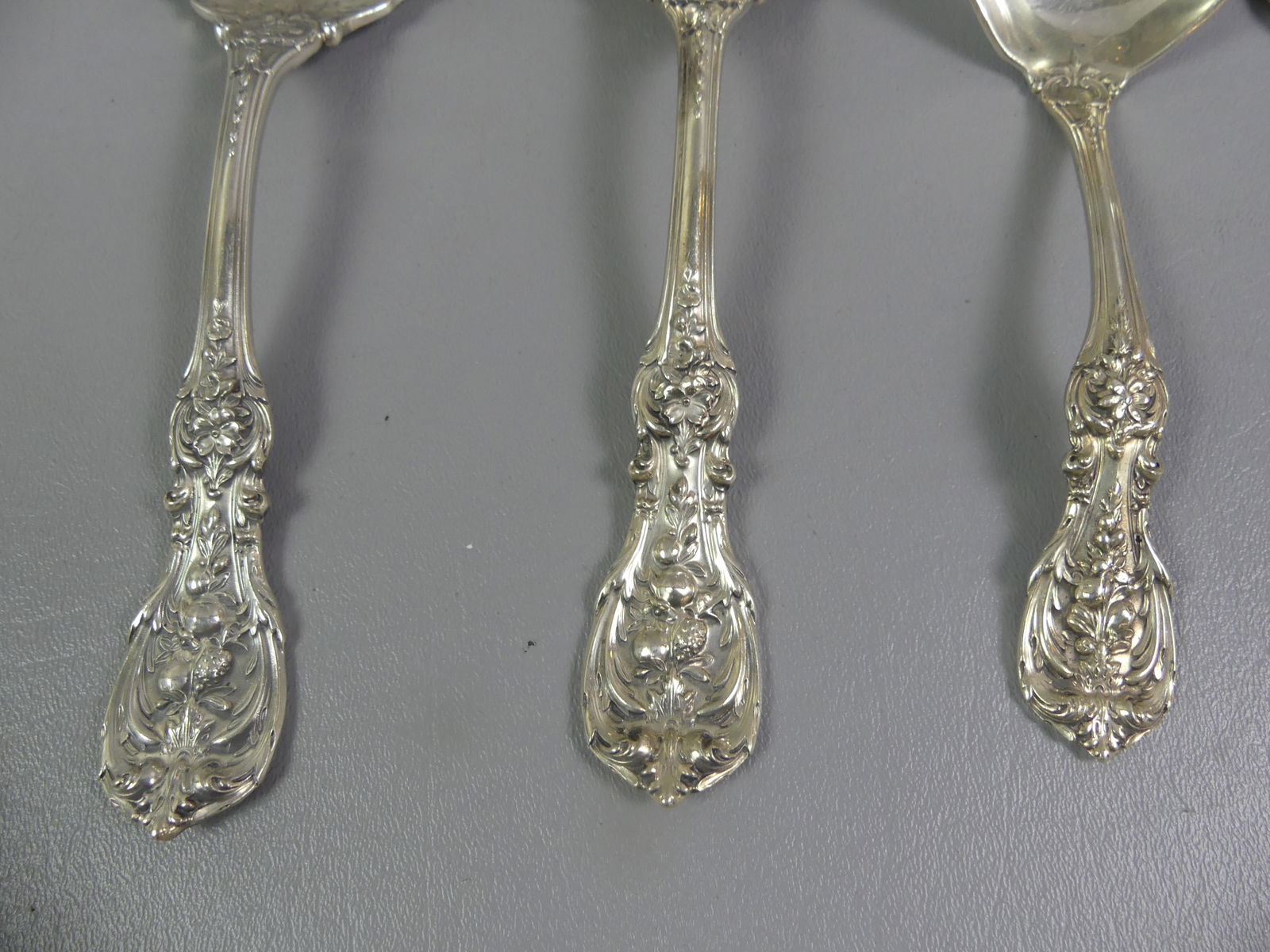 7 FANCY STERLING SERVING PIECES - 2