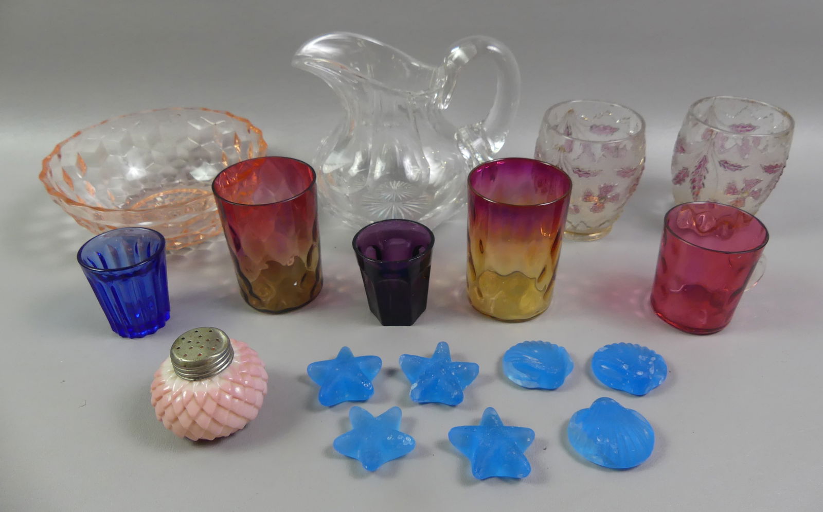 17 PCS. ASSORTED ART GLASS (1 of 1)