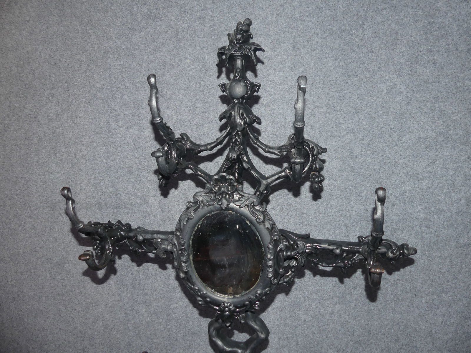 VICTORIAN IRON HALL TREE - 3