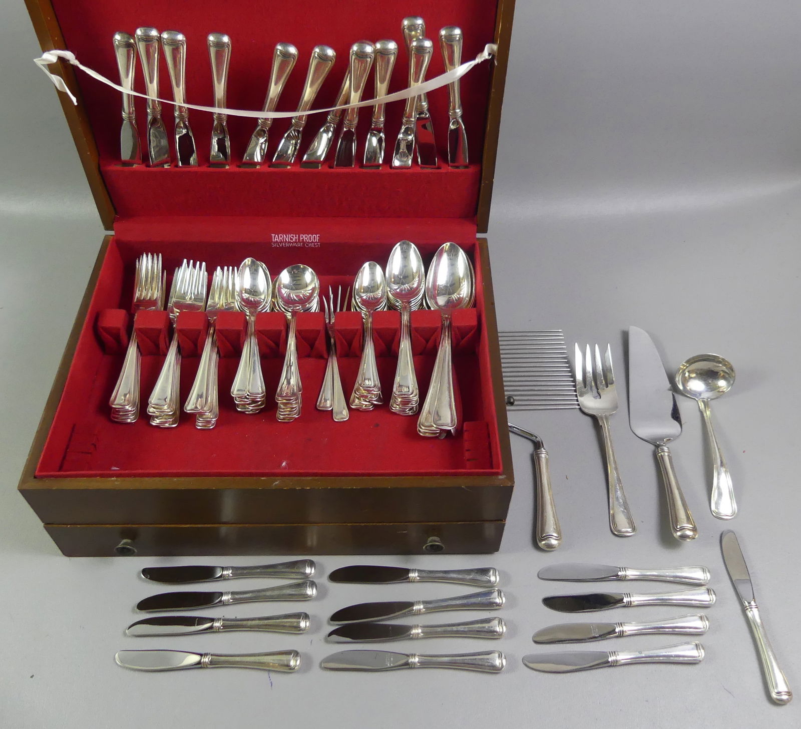 GORHAM STERLING FLATWARE SET - OLD FRENCH (1 of 3)