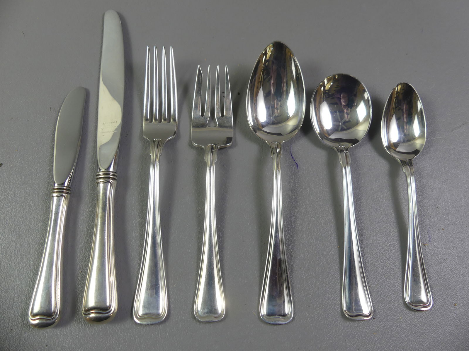 GORHAM STERLING FLATWARE SET - OLD FRENCH - 2
