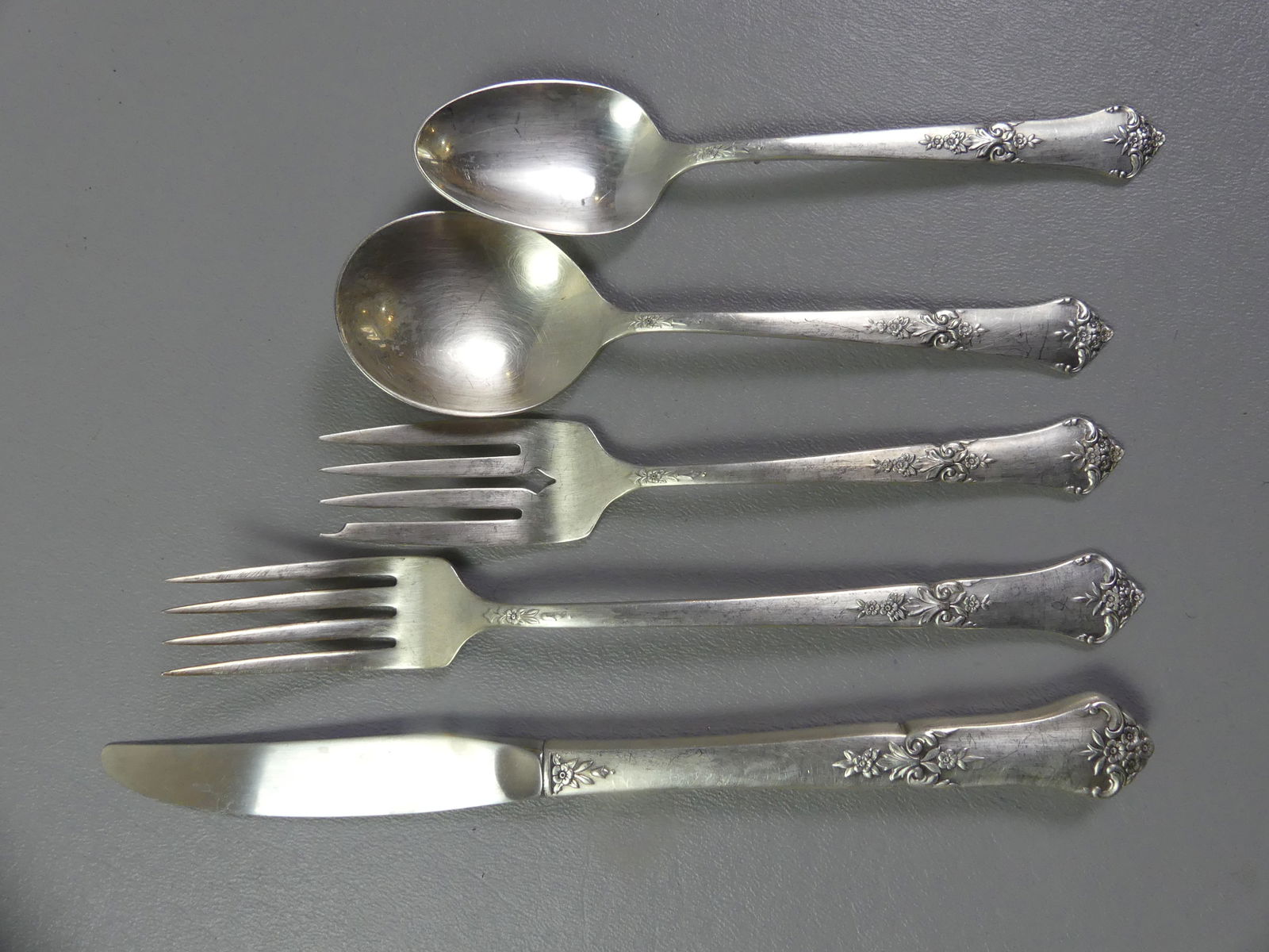 STERLING FLATWARE SET BY STATE HOUSE - 2