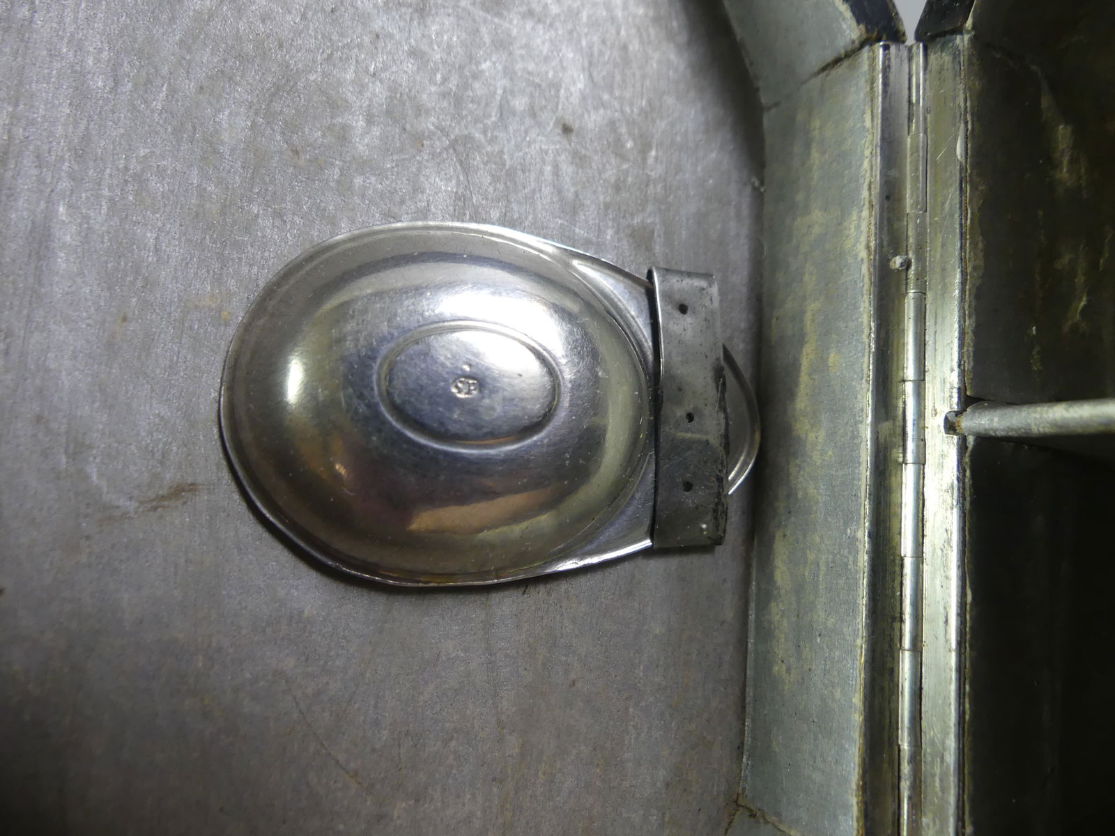 REGENCY PERIOD SILVER MOUNTED DOUBLE TEA CADDY - 3