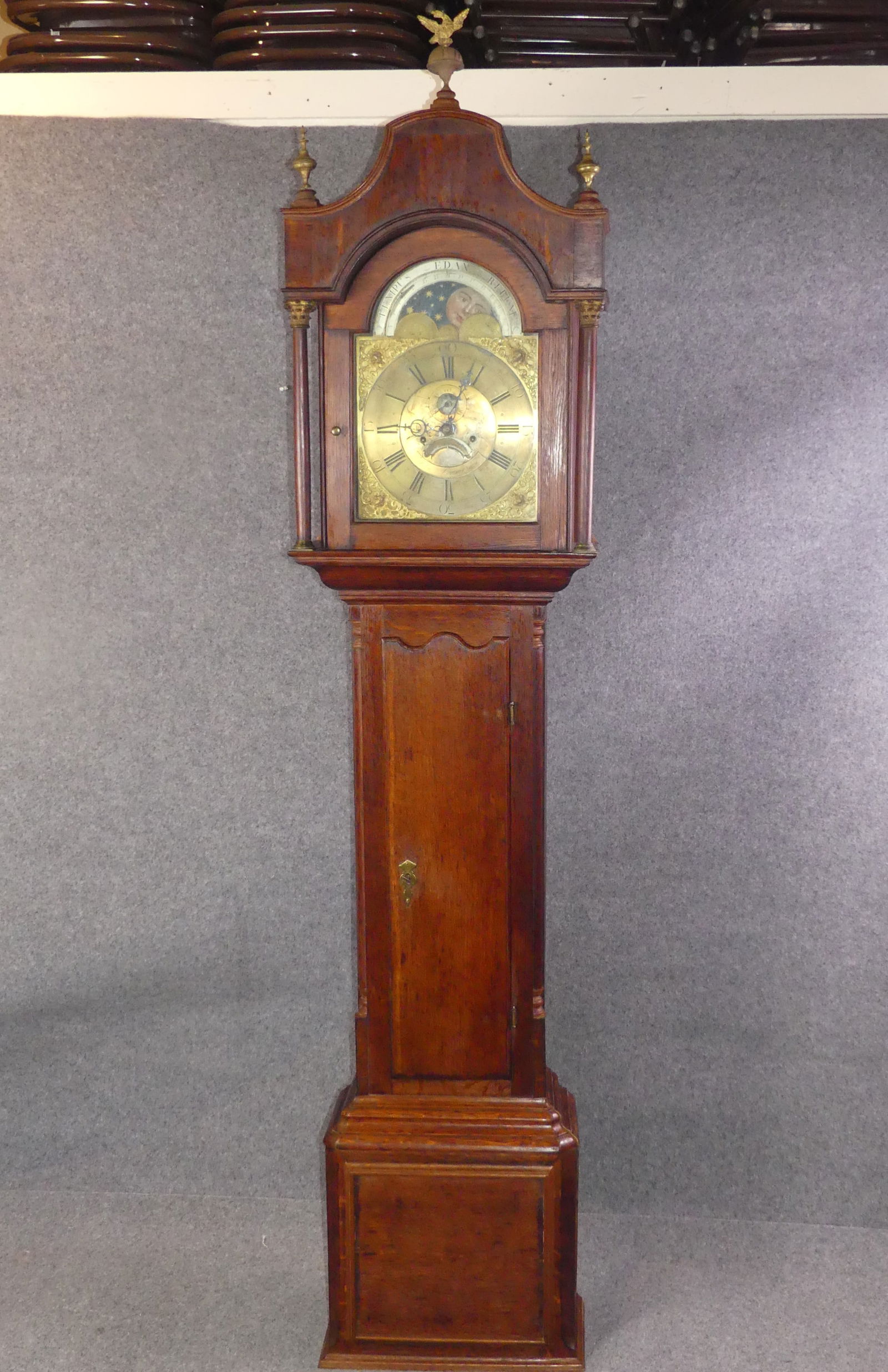 ANTIQUE ENGLISH TALL CLOCK - JOHN LAWSON (1 of 7)