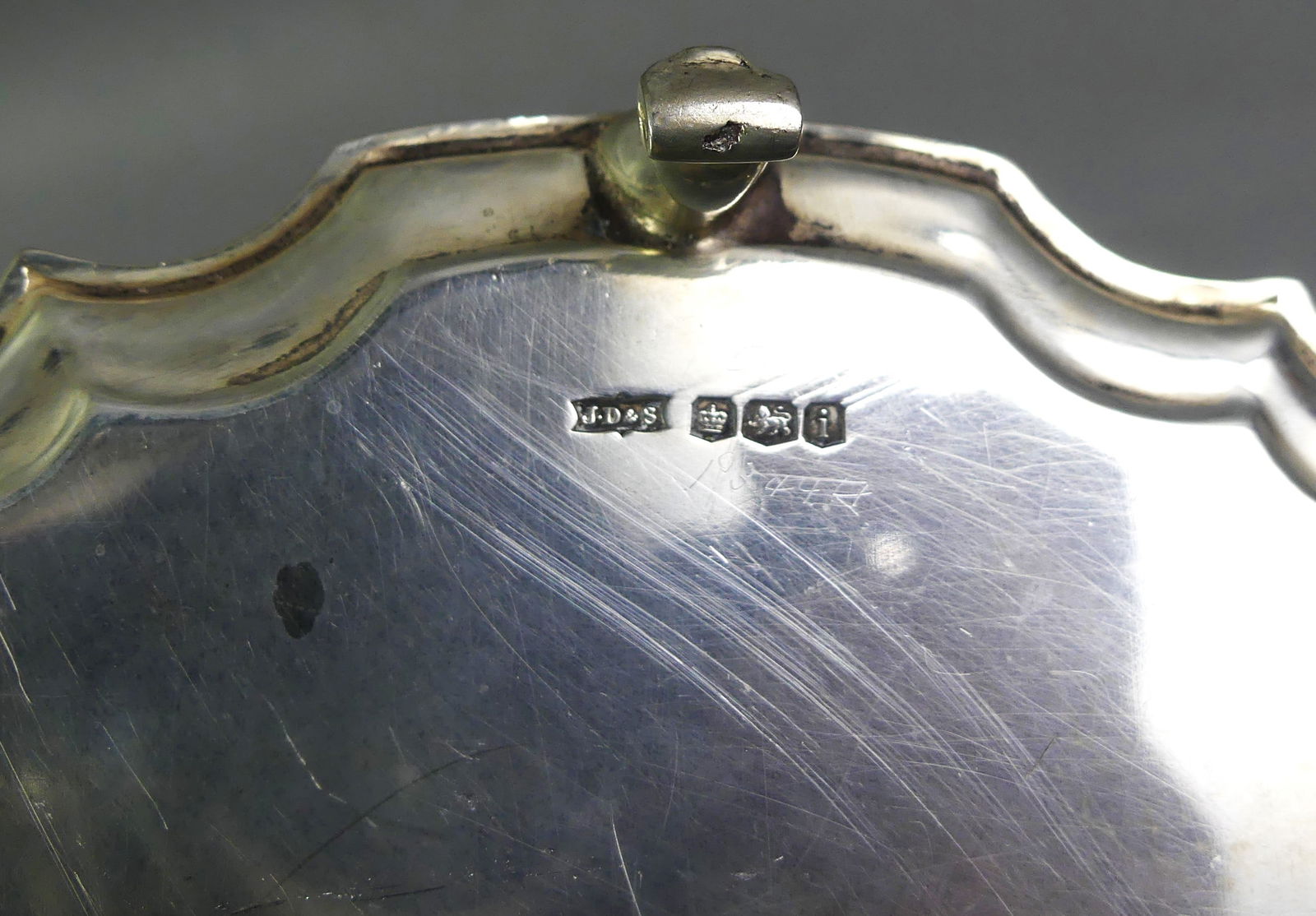 2 SILVER SALVERS - 1 BY J. RICHARDSON, PHILA - 4