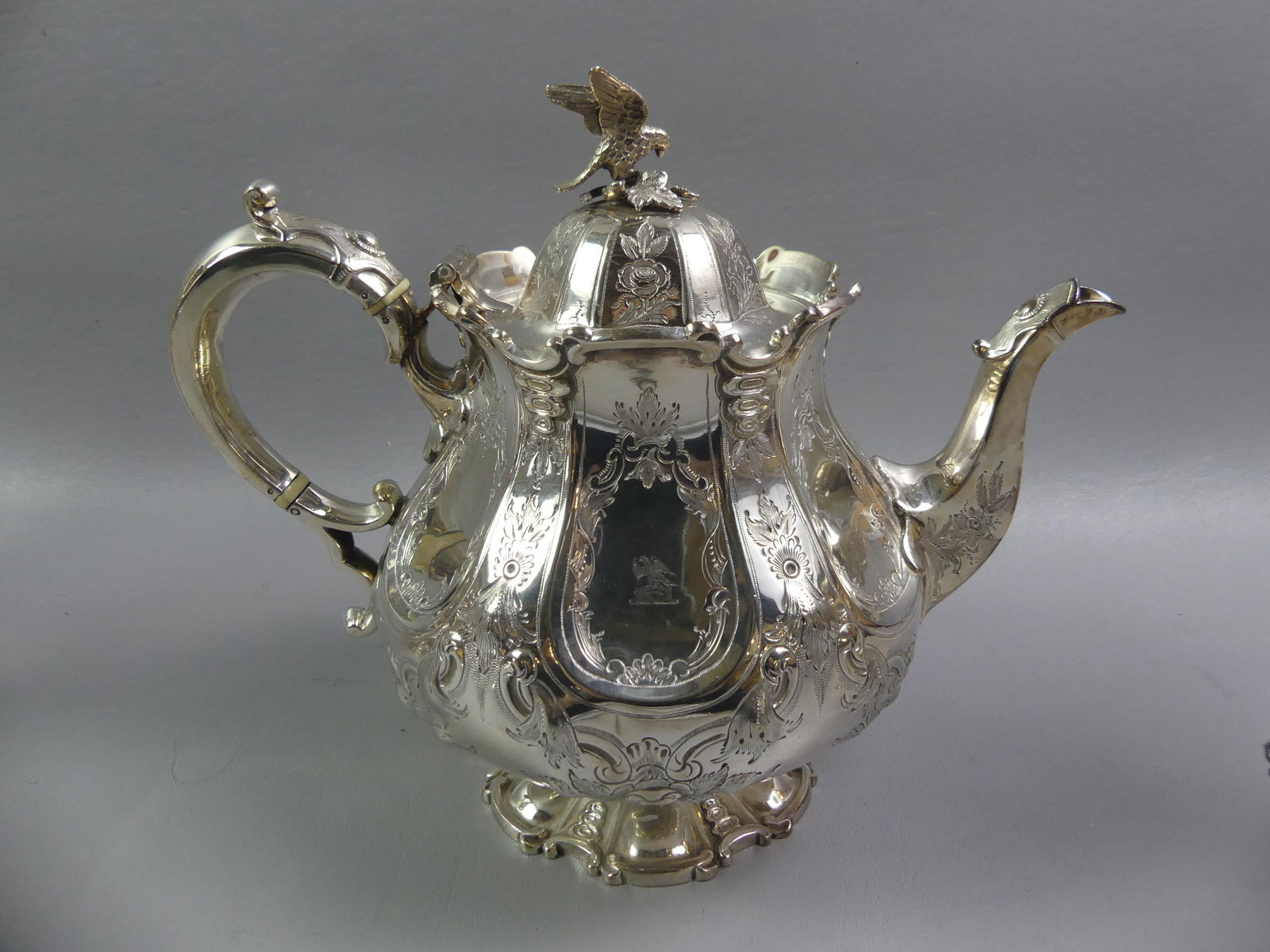 MARTIN HALL SILVERPLATED TEA SET - 2