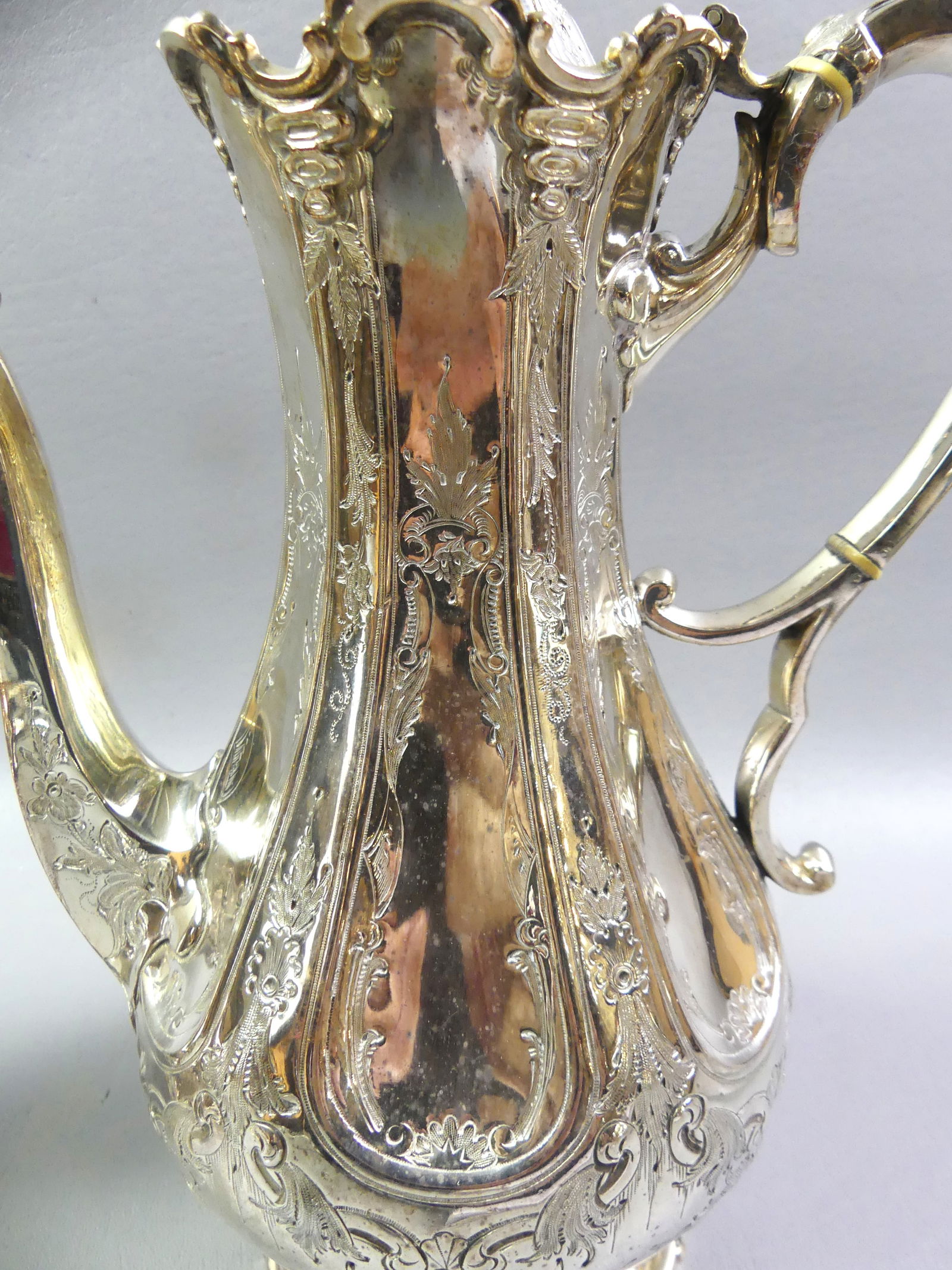 MARTIN HALL SILVERPLATED TEA SET - 5