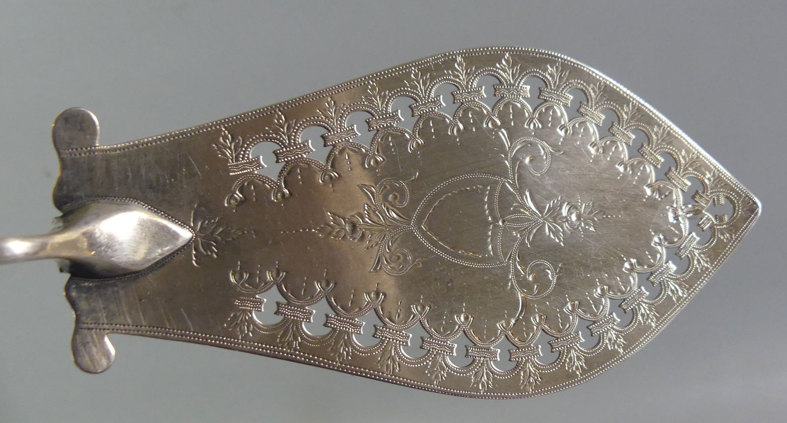 BATEMAN 1814 SILVER & BONE PIE SERVER - 3