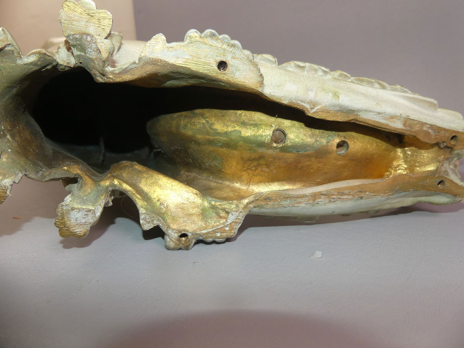 PAIR VICTORIAN BRONZE CARYATIDS - 3