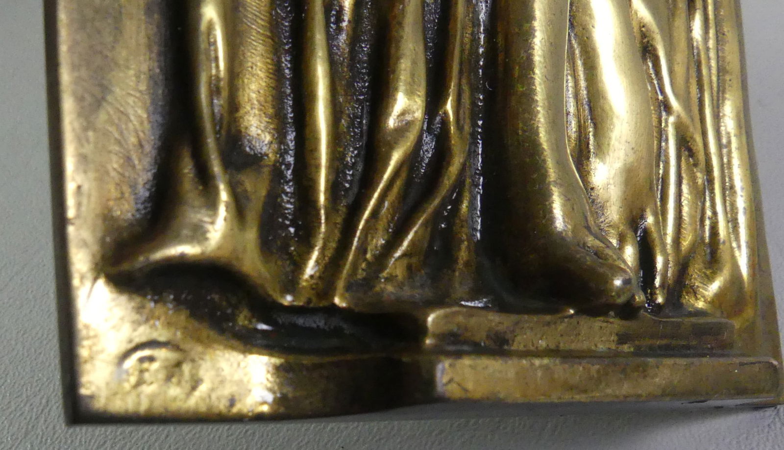 SET 4 BRONZE CLASSICAL PLAQUES - 4