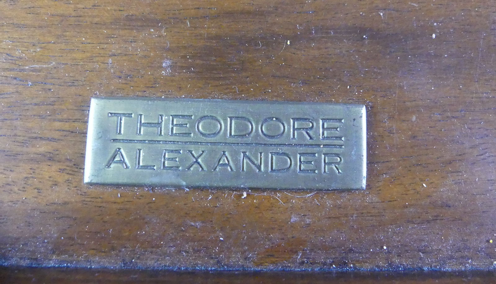 THEO. ALEXANDER 2 DRAWER TABLE - 3