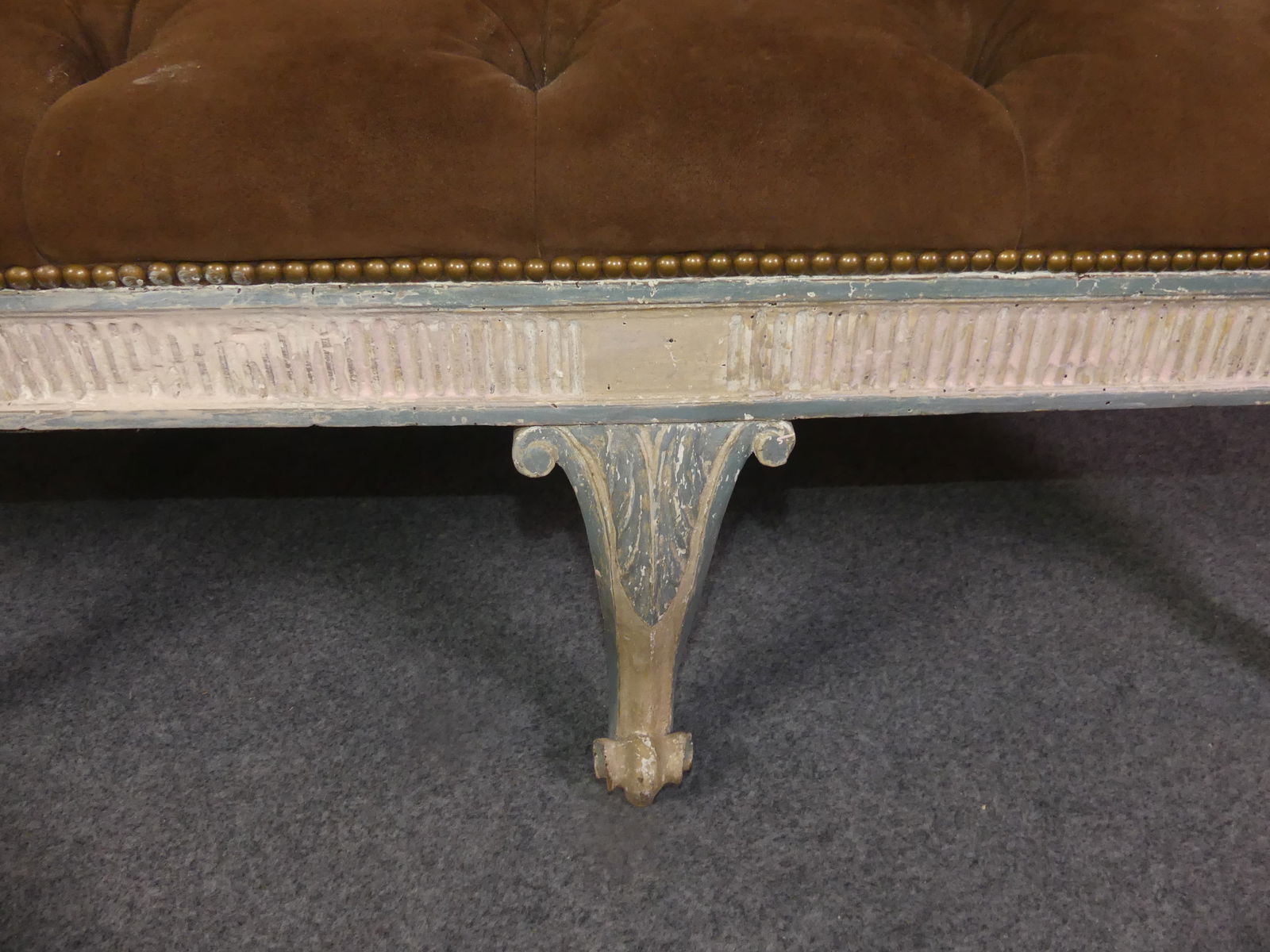 FRENCH PAINTED BENCH - 3