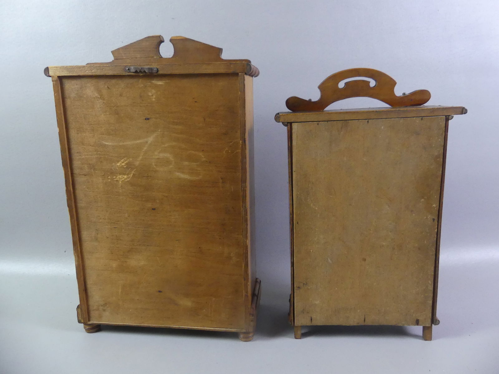 2 MINI BAMBOO ARMOIRES - 3