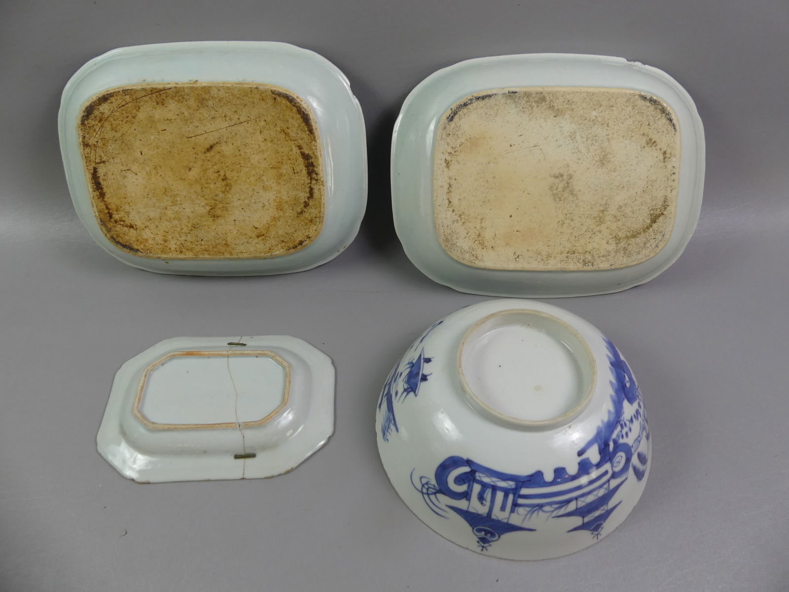 4 CHINESE EXPORT CANTON ITEMS - 2