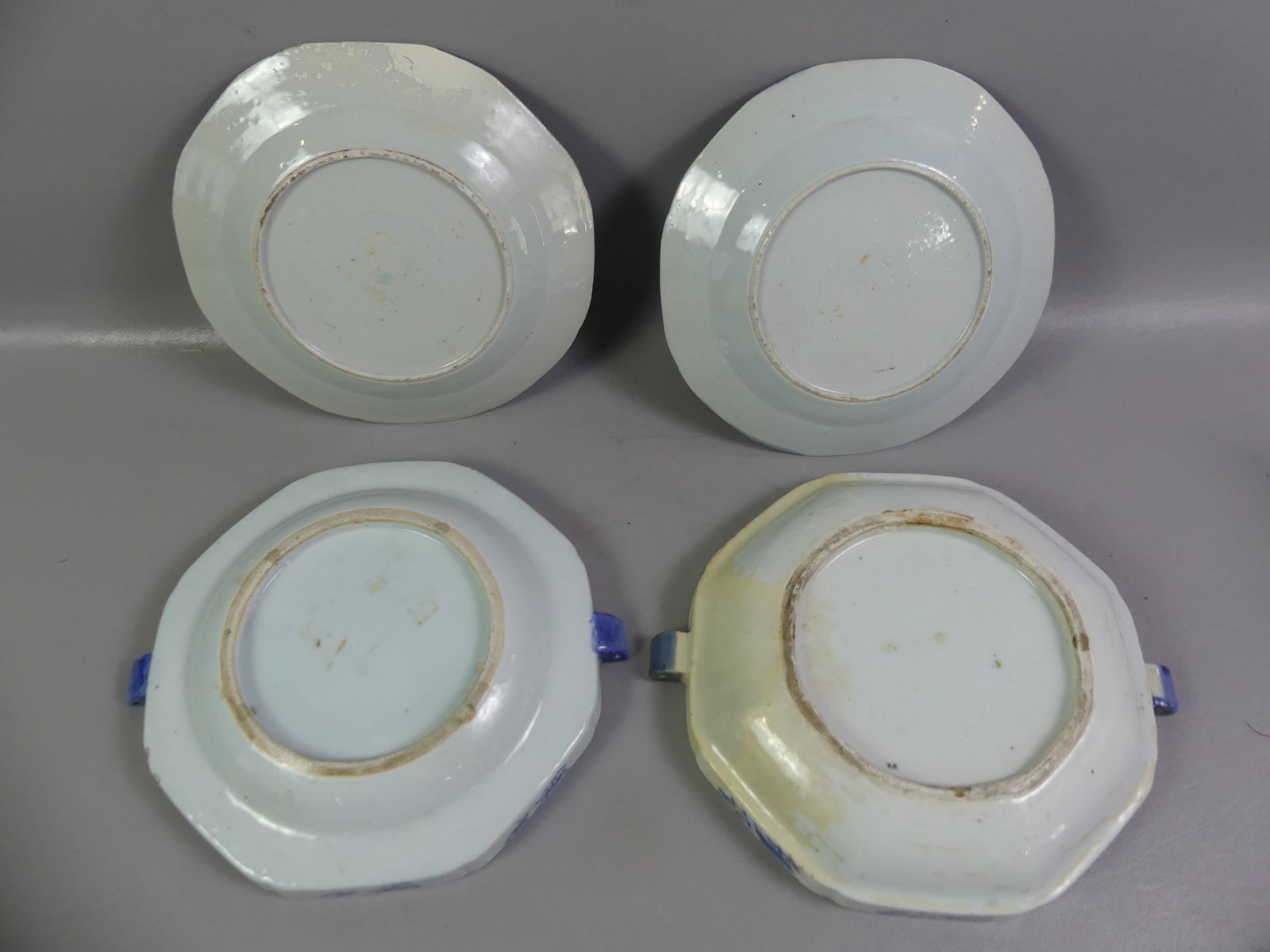 4 CHINESE CANTON PLATES - 2