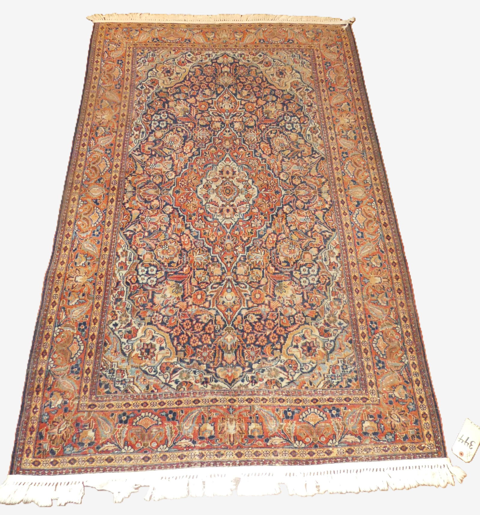 VINTAGE ORIENTAL SCATTER RUG - 4 FT 3 X 6 FT 7 IN. (1 of 4)