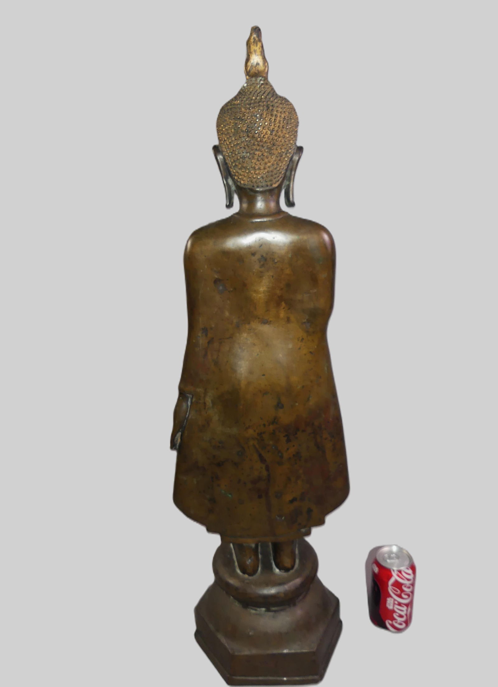 LARGE BRONZE ASIAN BUDDHA STATUE - 2
